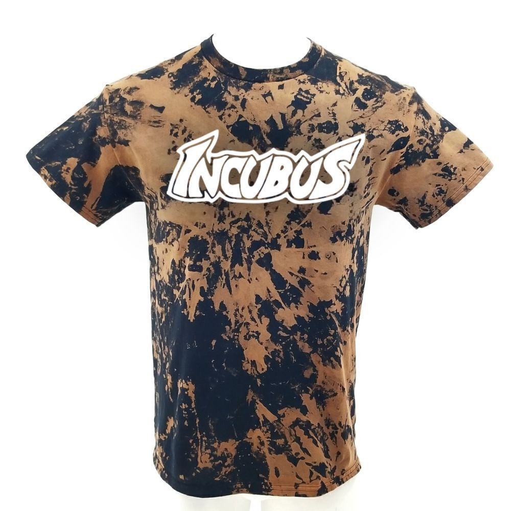 INCUBUS Rock Band Acid Washed Band Tee Rock Tee Hip Hop Rap Tee Y2K Punk Grunge